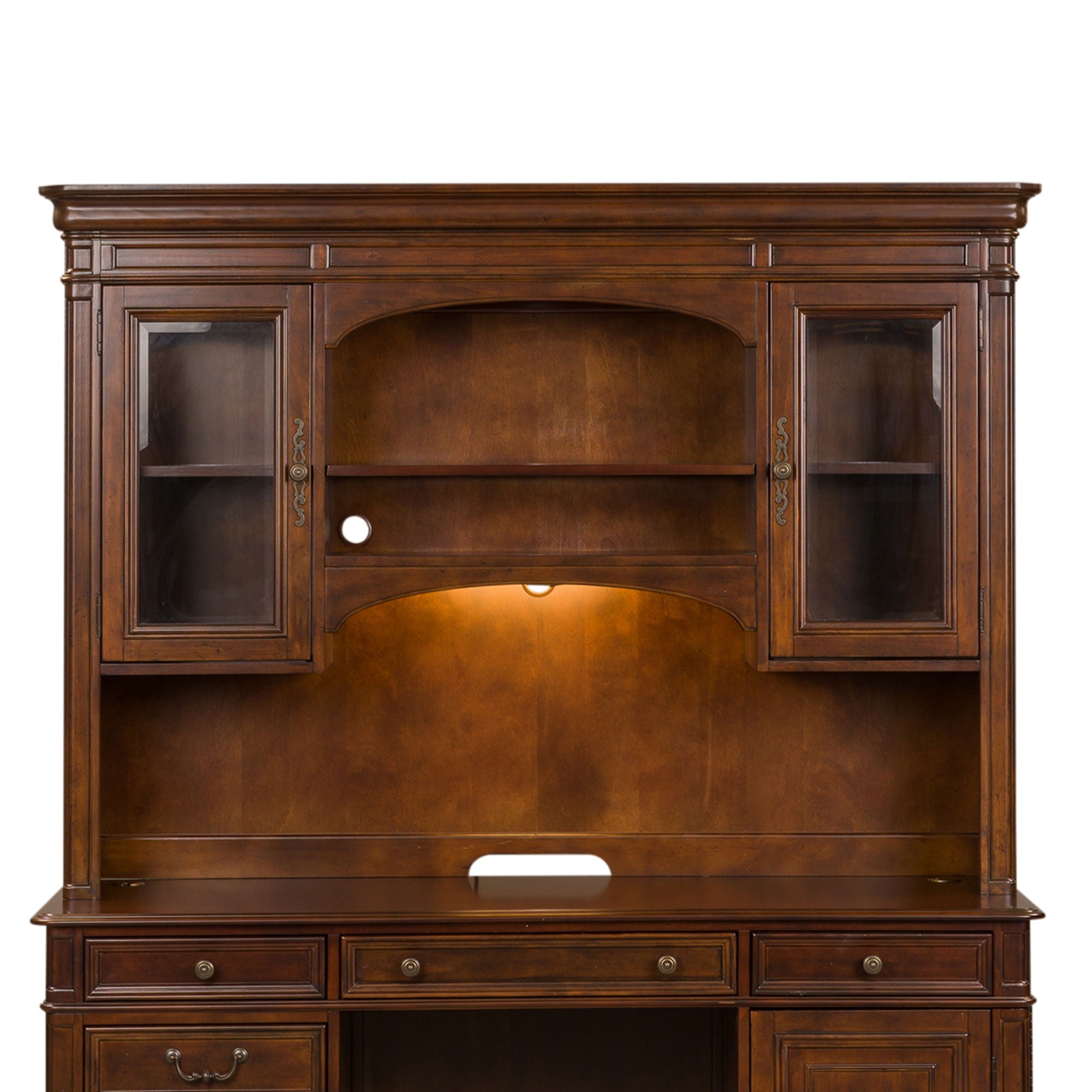 Brayton Manor Jr Executive Credenza Hutch