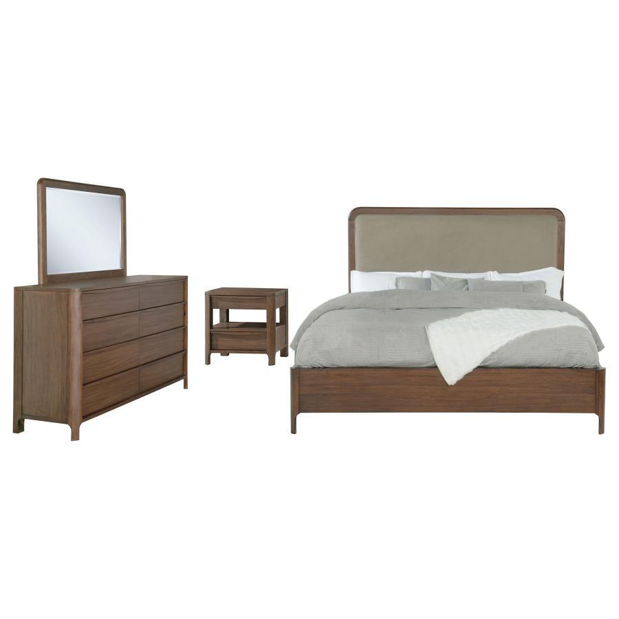 Maderia Bedroom Set in Walnut