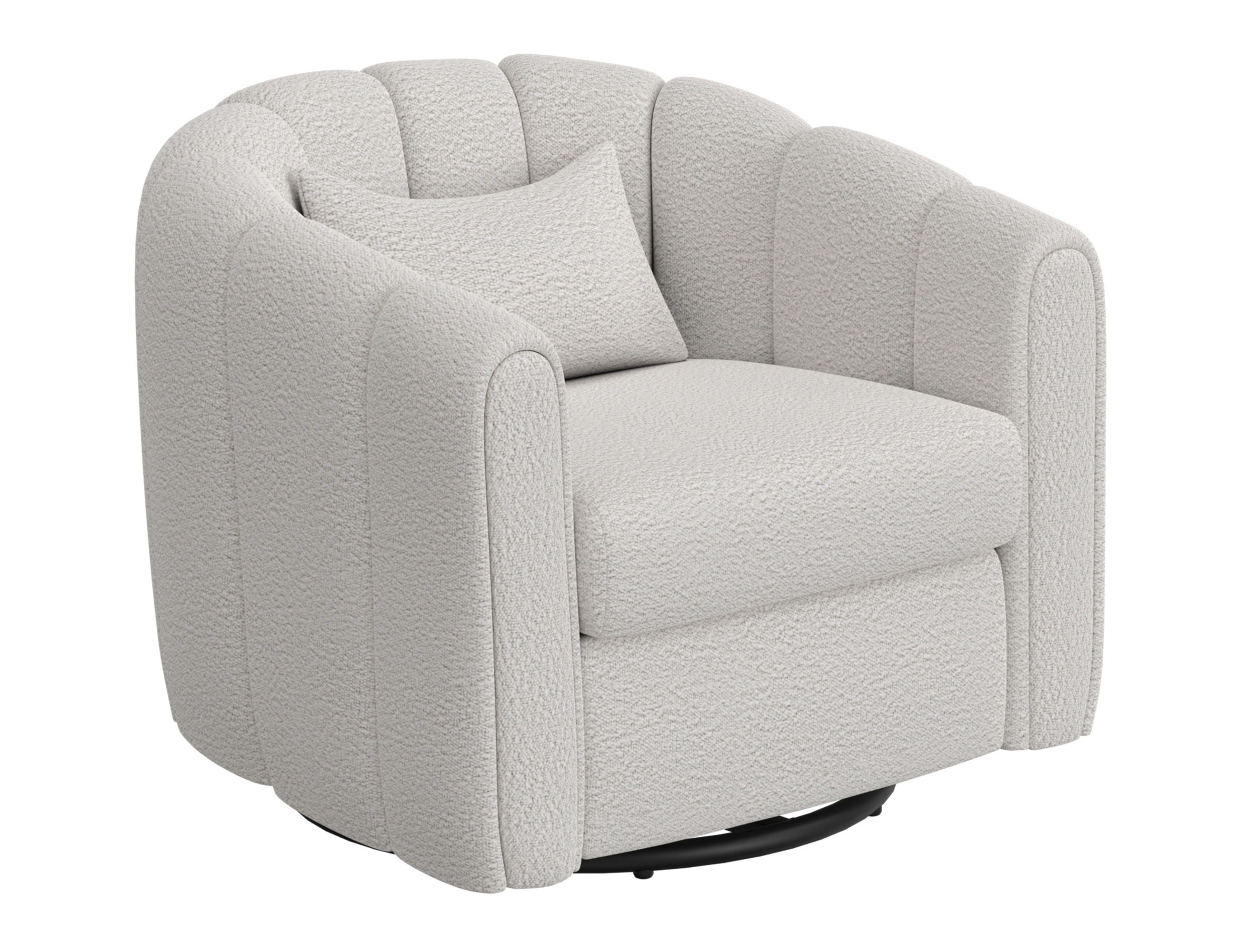 Viera Armchair Swivel Glider Wooden Frame