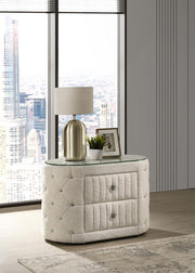 Sonya 2-Drawer Upholstered Nightstand Bedside Table