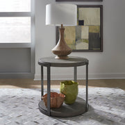 Modern View Round End Table