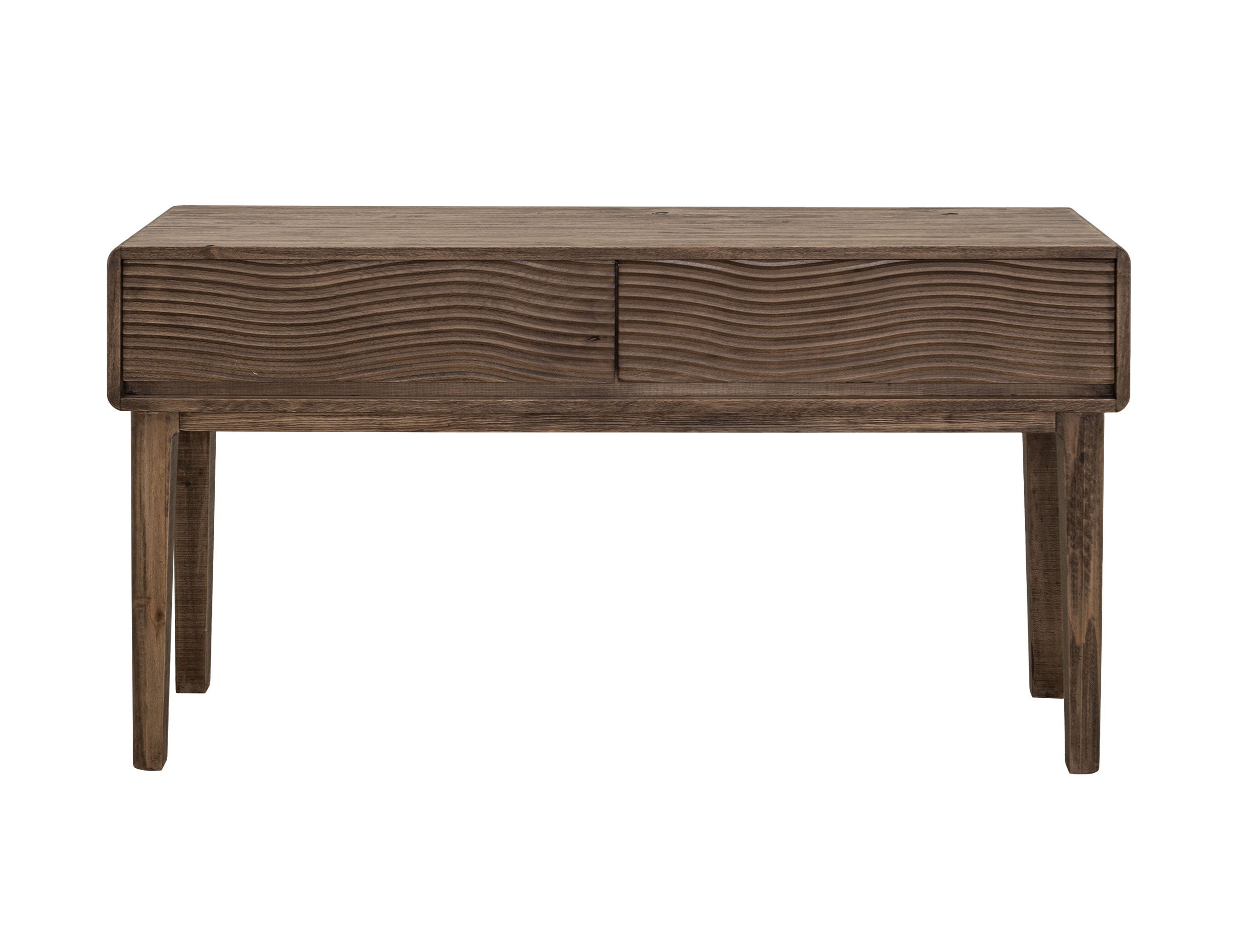 Olivia - Sofa Table in Brown with 2 Drawers