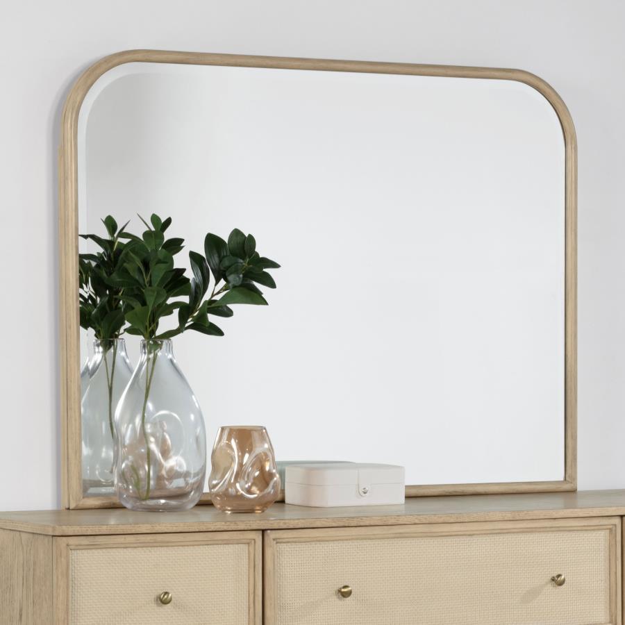 Kailani - Dresser Mirror Beige Oak