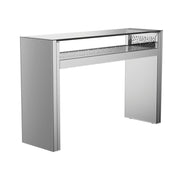 Edna Mirrored Acrylic Console Table with LED Lighting
