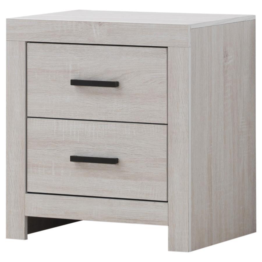 Brantford 2-Drawer Nightstand – Modern Bedroom Side