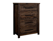 Dutton 4-Drawer Chest – Brown Mixed