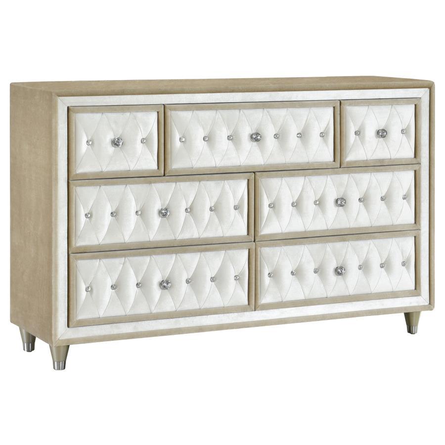 Antonella 7-Drawer Upholstered Dresser