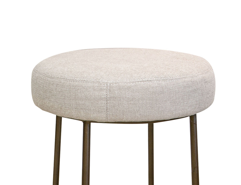 Frida Metal Stool with Wooden Frame