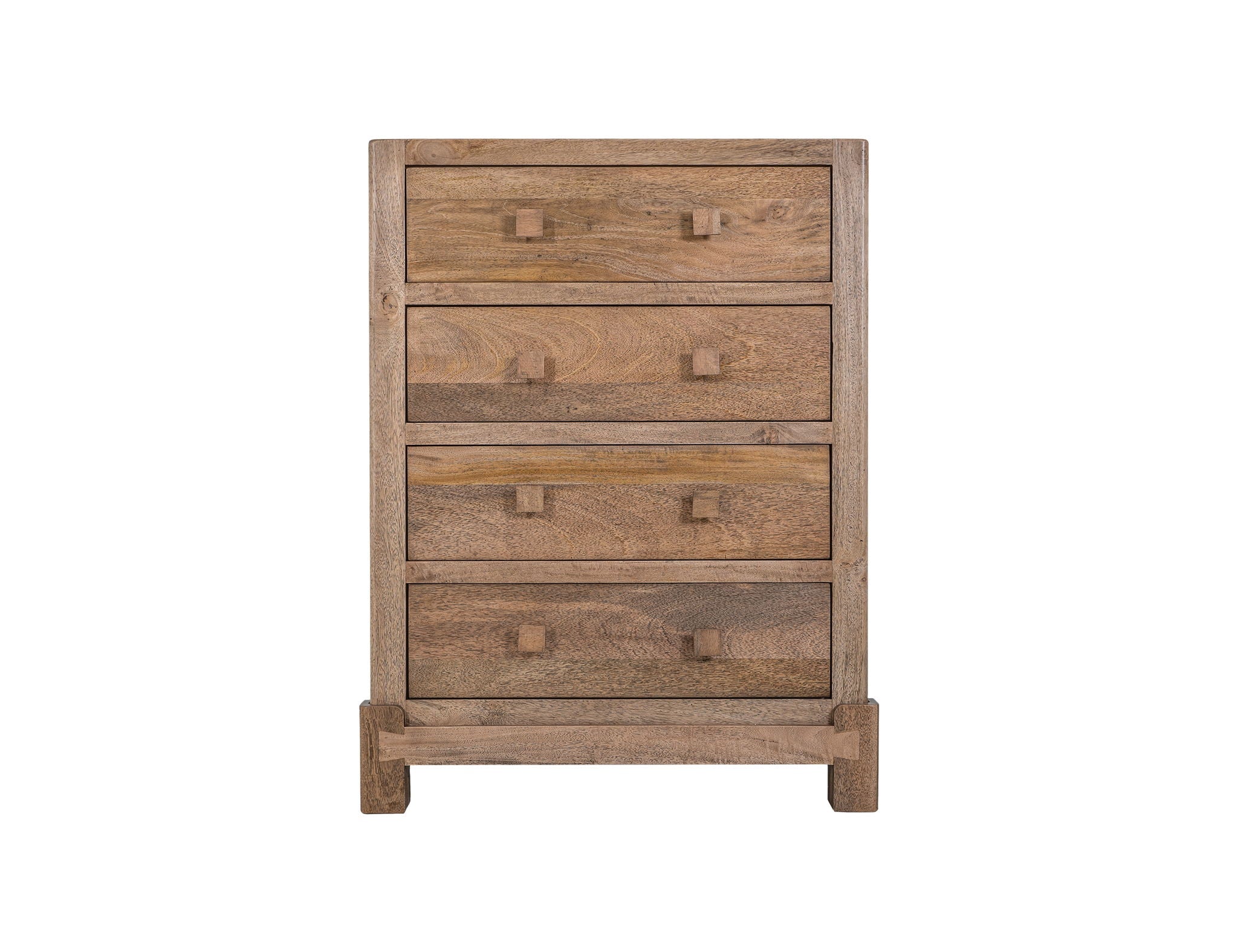 Atenas 4-Drawer Chest in Desert Brown Mango