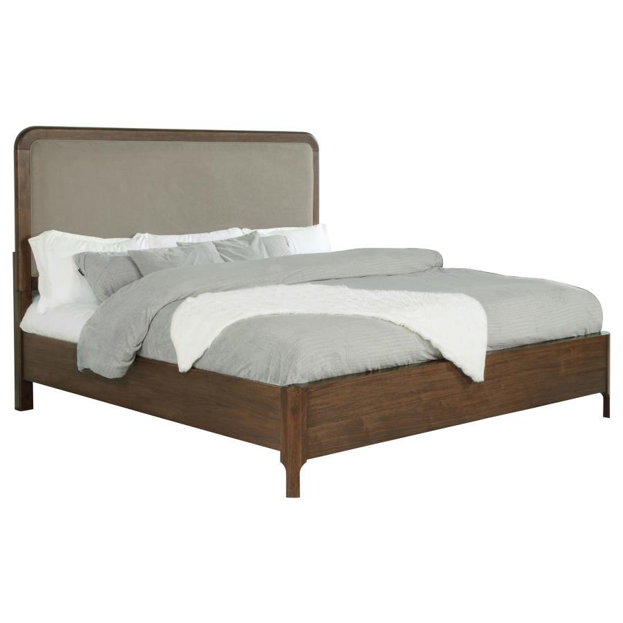 Maderia Upholstered Panel Bed