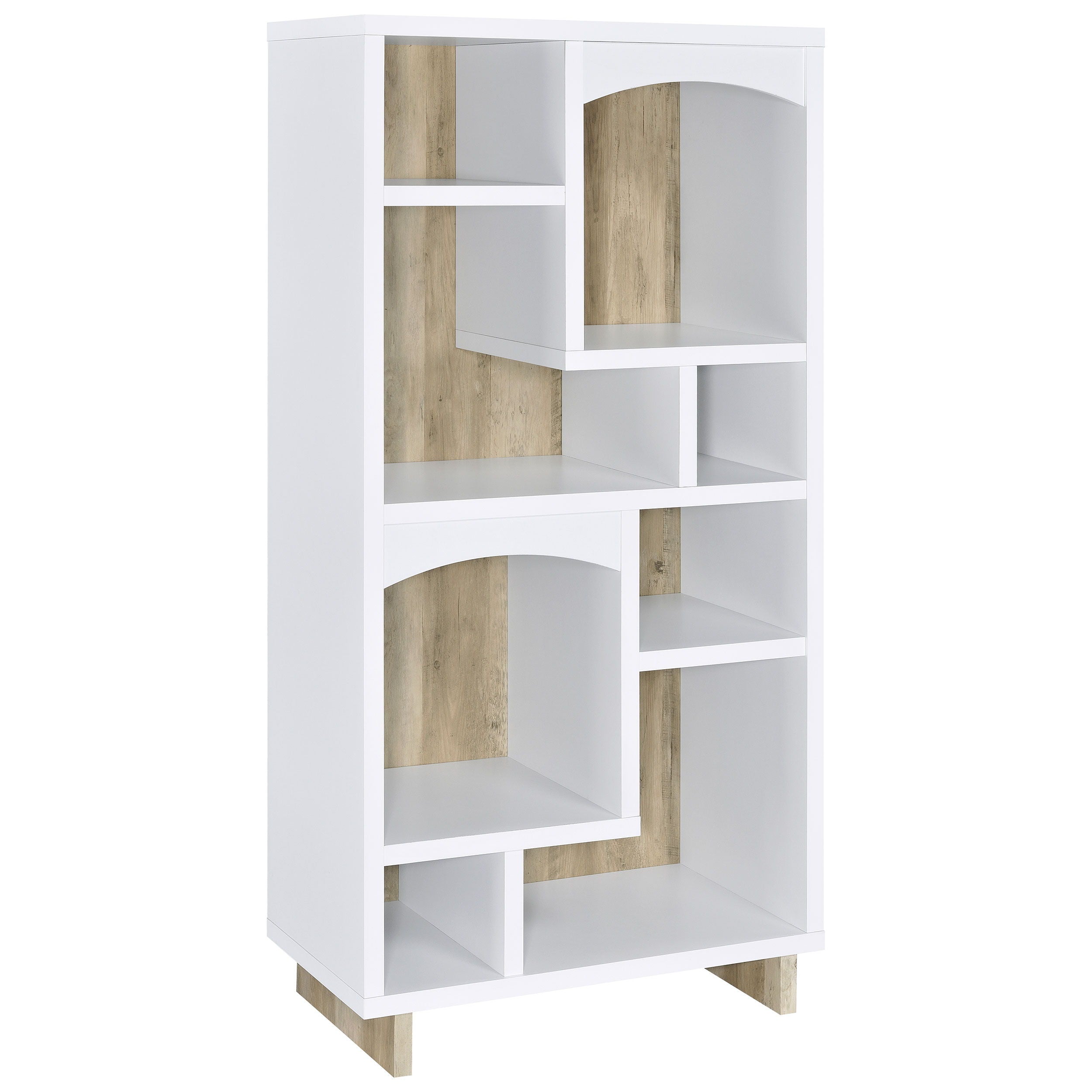 Dalton 6-Shelf Asymmetric Bookcase