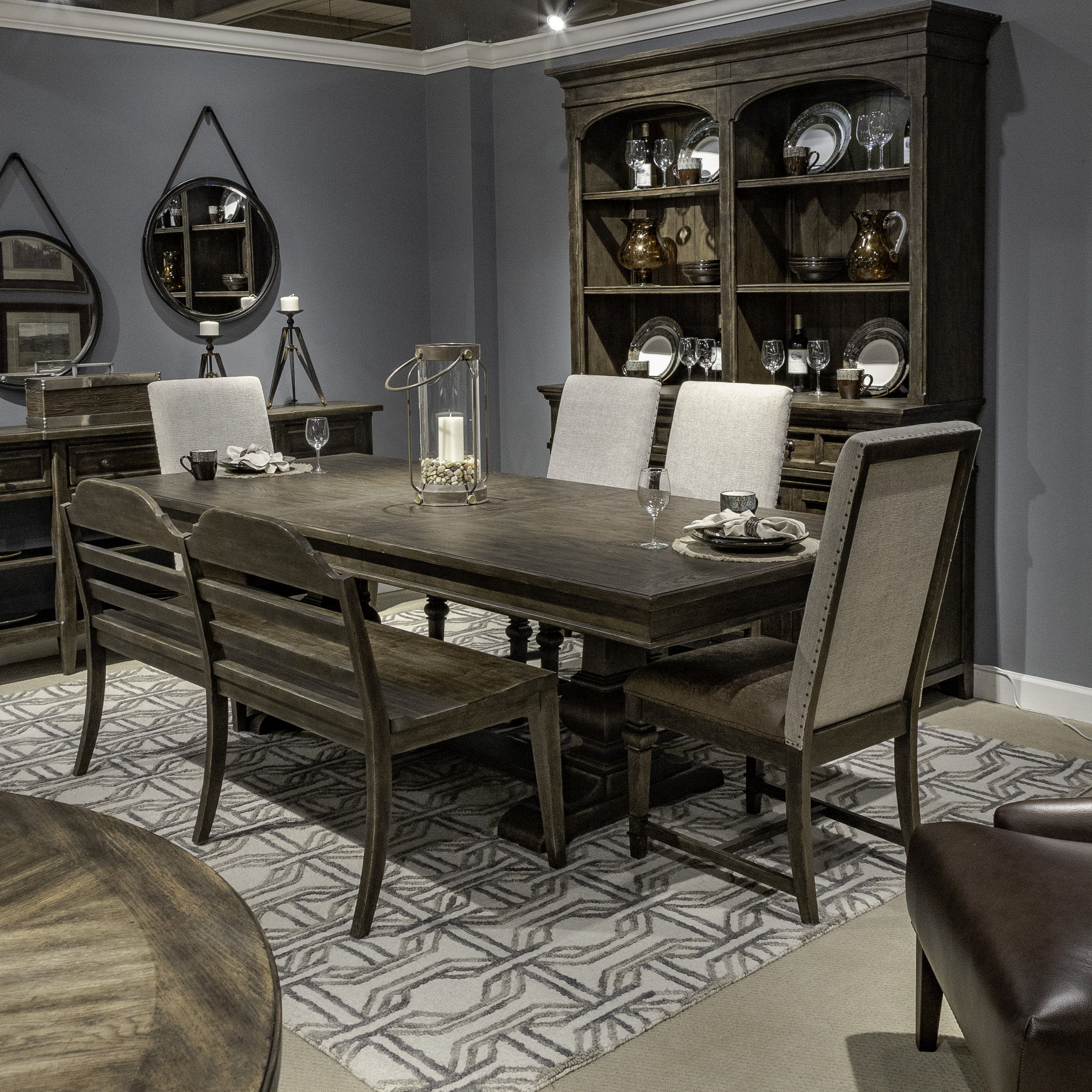 Paradise Valley Opt Trestle Table Set – 5, 6, and 7 Piece Options