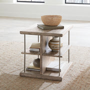 City Scape End Table – Burnished Beige