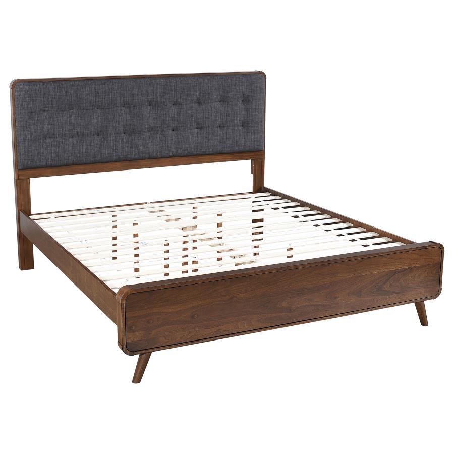 Robyn Mid-Century Wood Panel Bed