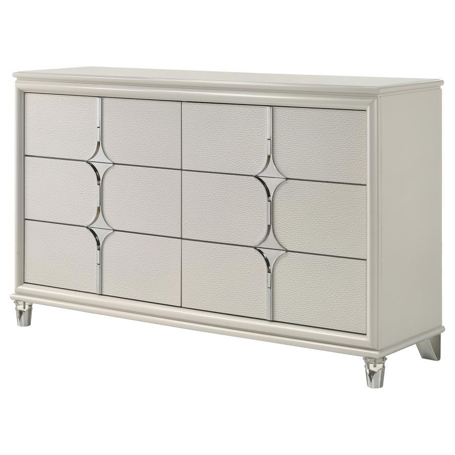Olivia 6-Drawer Dresser Cabinet
