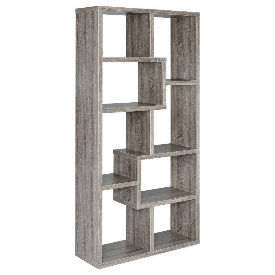 Theo 7-Shelf Bookshelf