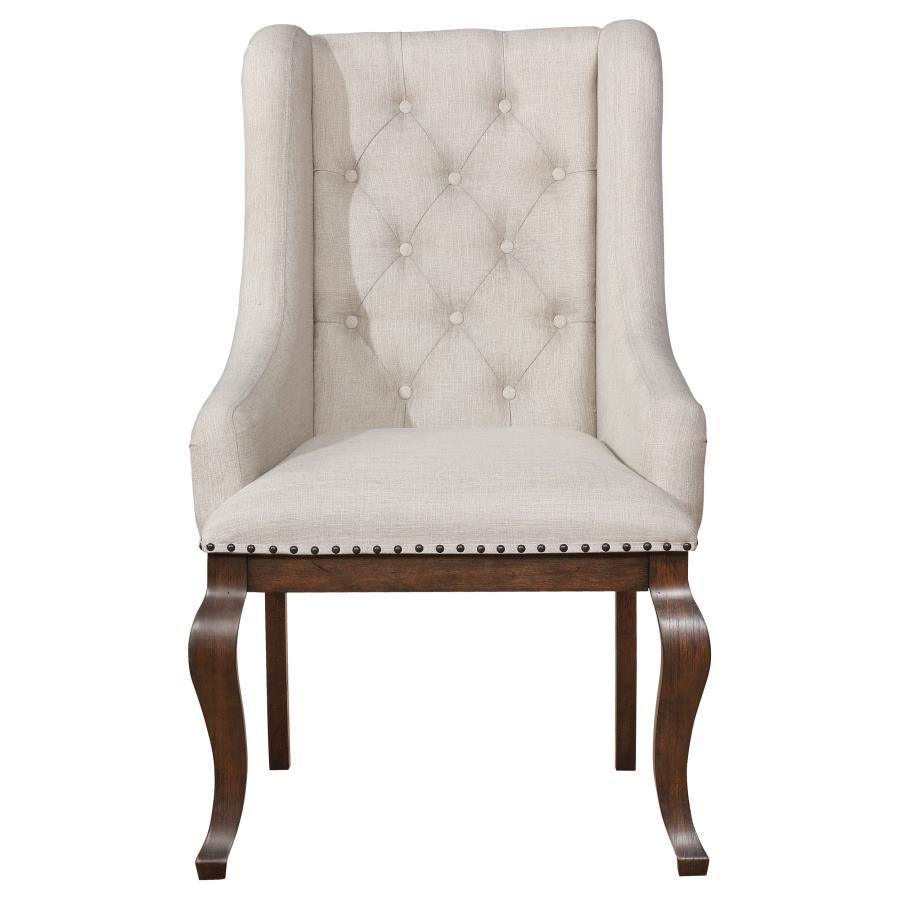 Brockway 2-Piece Upholstered Dining Arm Chair Set