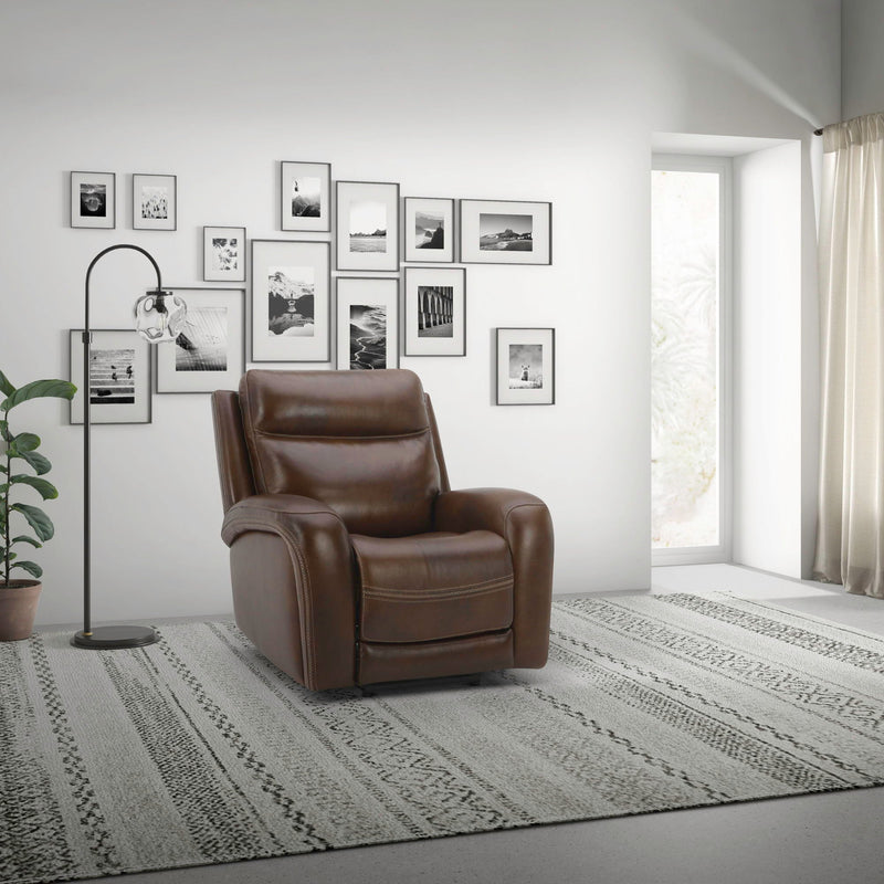 Blair Swivel Glider Recliner P2 - Cognac, Zero