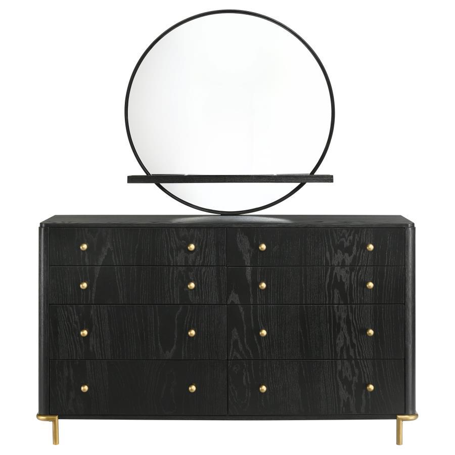 Arini 8-Drawer Bedroom Dresser with Mirror