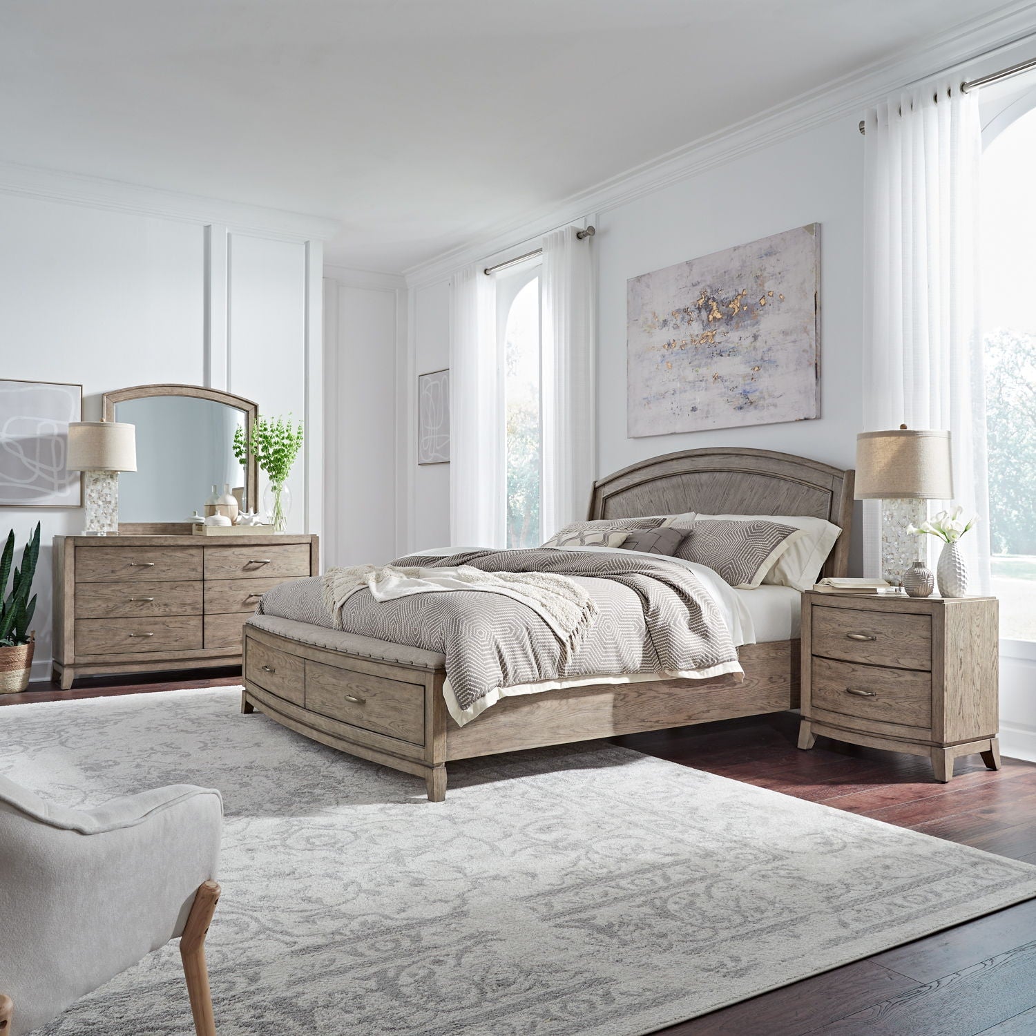 Avalon Panel Bedroom Set