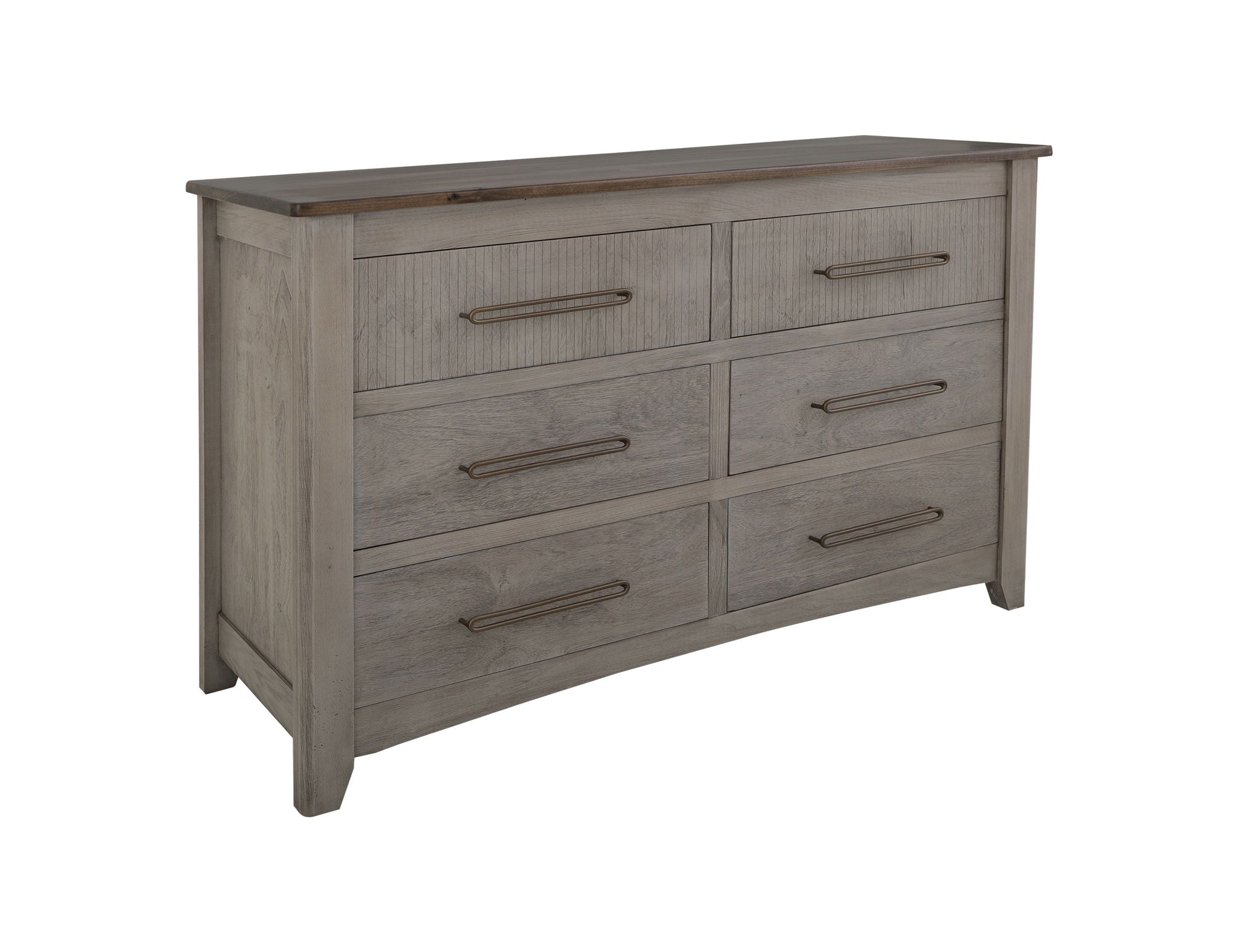 Ridge Dresser Sand Brown – 6 Drawer