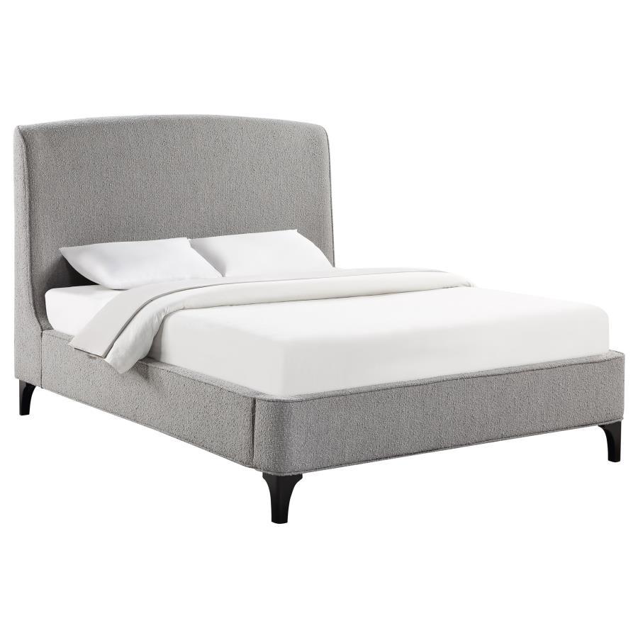 Mosby Queen Upholstered Wingback Bed