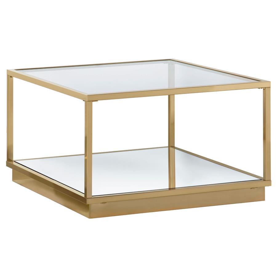 Renee 2 Piece Square Coffee Table Set