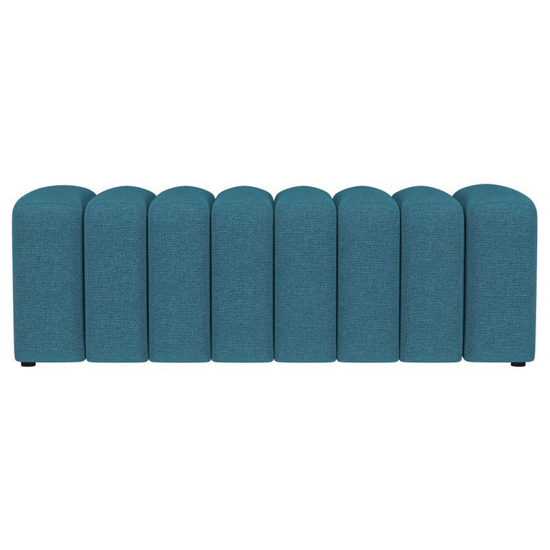 Summer Fabric Upholstered Tufted Accent Bench
