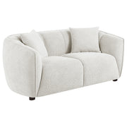 Aleisha Sand Fabric Upholstered Loveseat