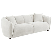 Aleisha Sand Fabric Upholstered Contemporary Sofa