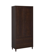 Tobacco 2-Door Tall Accent Storage Cabinet