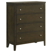 Wilkes 4-Drawer Chest in Dark Cocoa