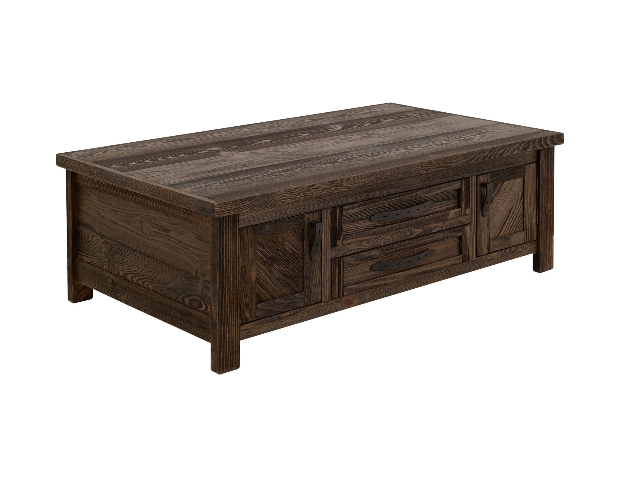 Dutton Cocktail Table Rookwood Brown – 4 Drawer