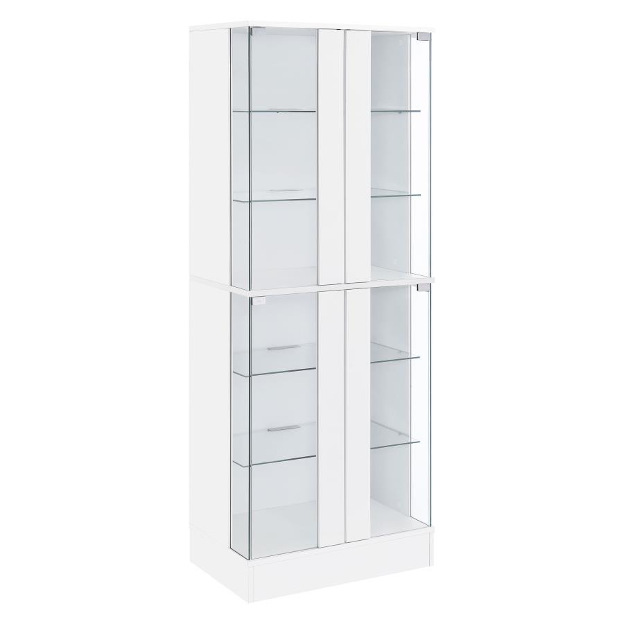 Cabra 4-Door LED Curio Display Cabinet