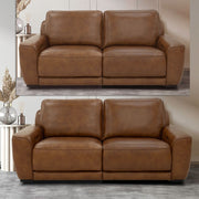 Blake Sofa Set – Transitional Brown