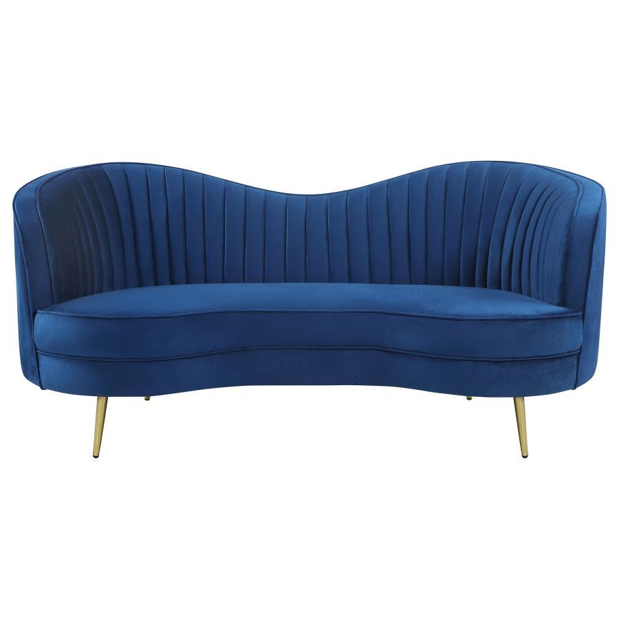Sophia Upholstered Channel Tufted Loveseat