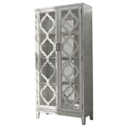 Mckellen - 2 Door Wood Trellis Tall Cabinet
