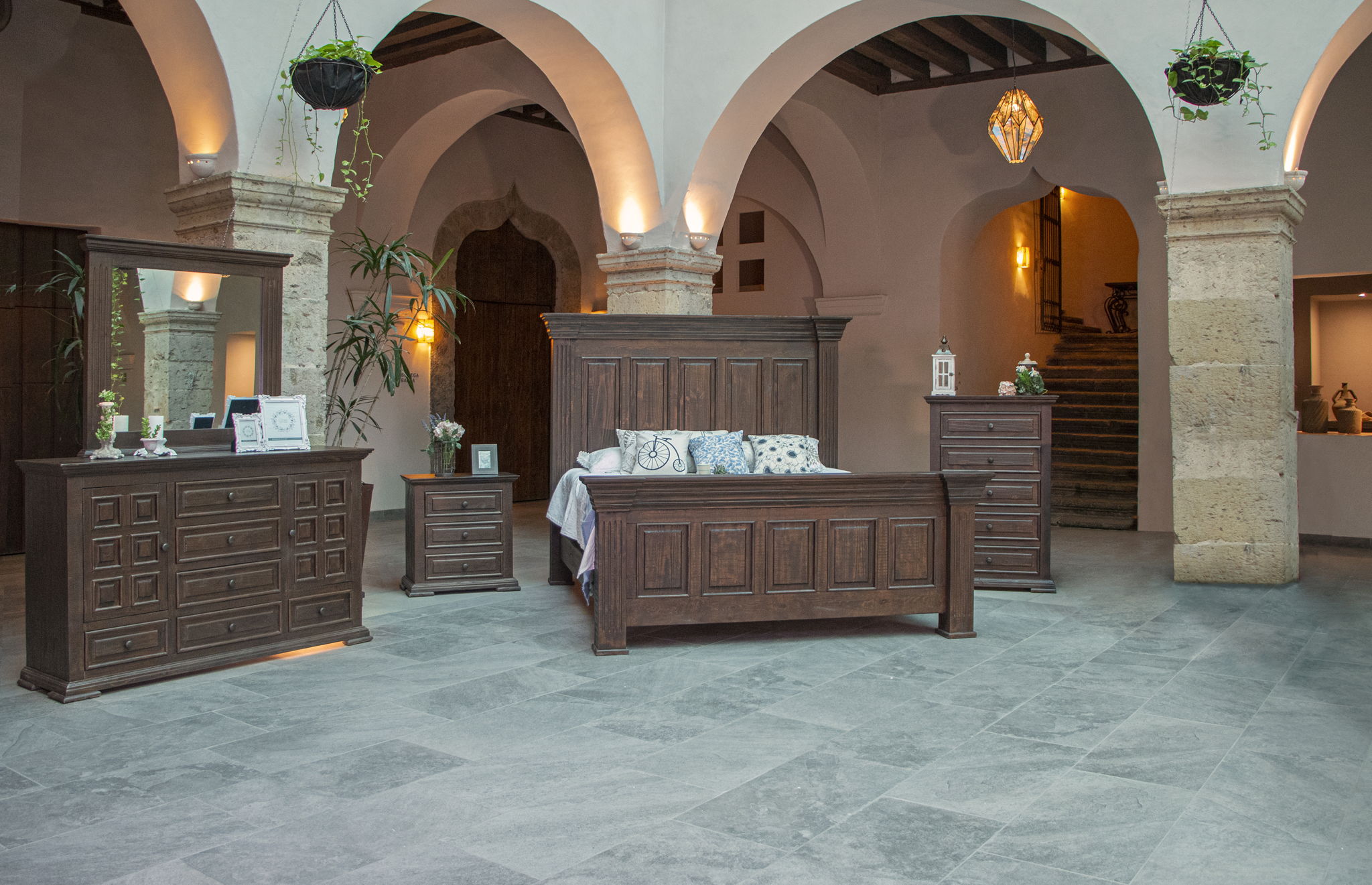 Terra 3 Drawer 2 Door Gentleman's Chest Solid Pine