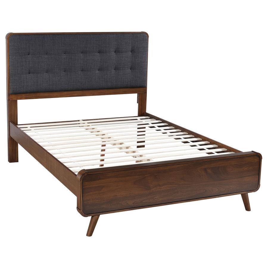 Robyn Mid-Century Wood Panel Bed