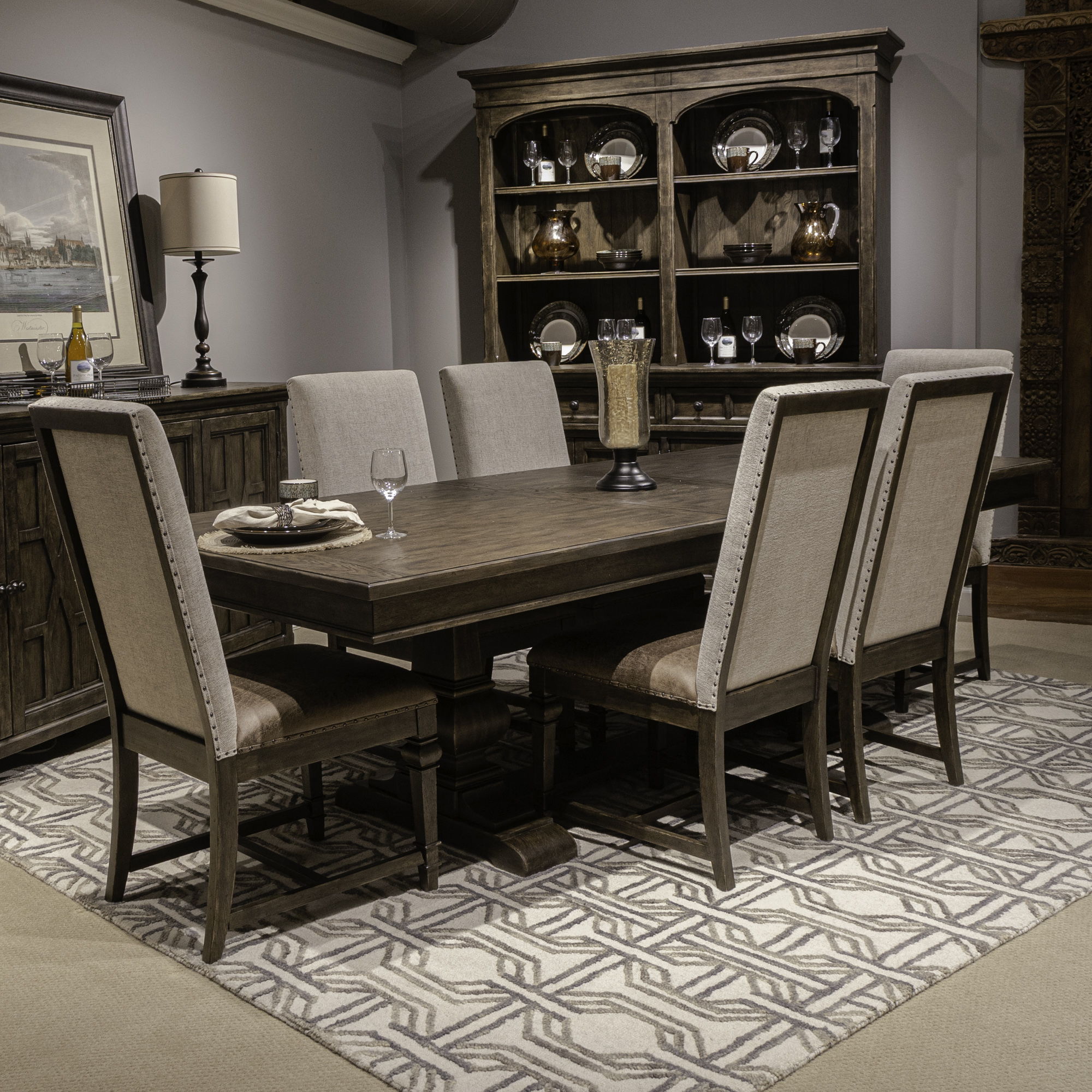 Paradise Valley Opt Trestle Table Set – 5, 6, and 7 Piece Options