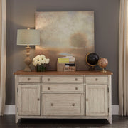 Farmhouse Reimagined Door Credenza