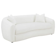 Isabella - Faux Sheepskin Upholstered Sofa Natural