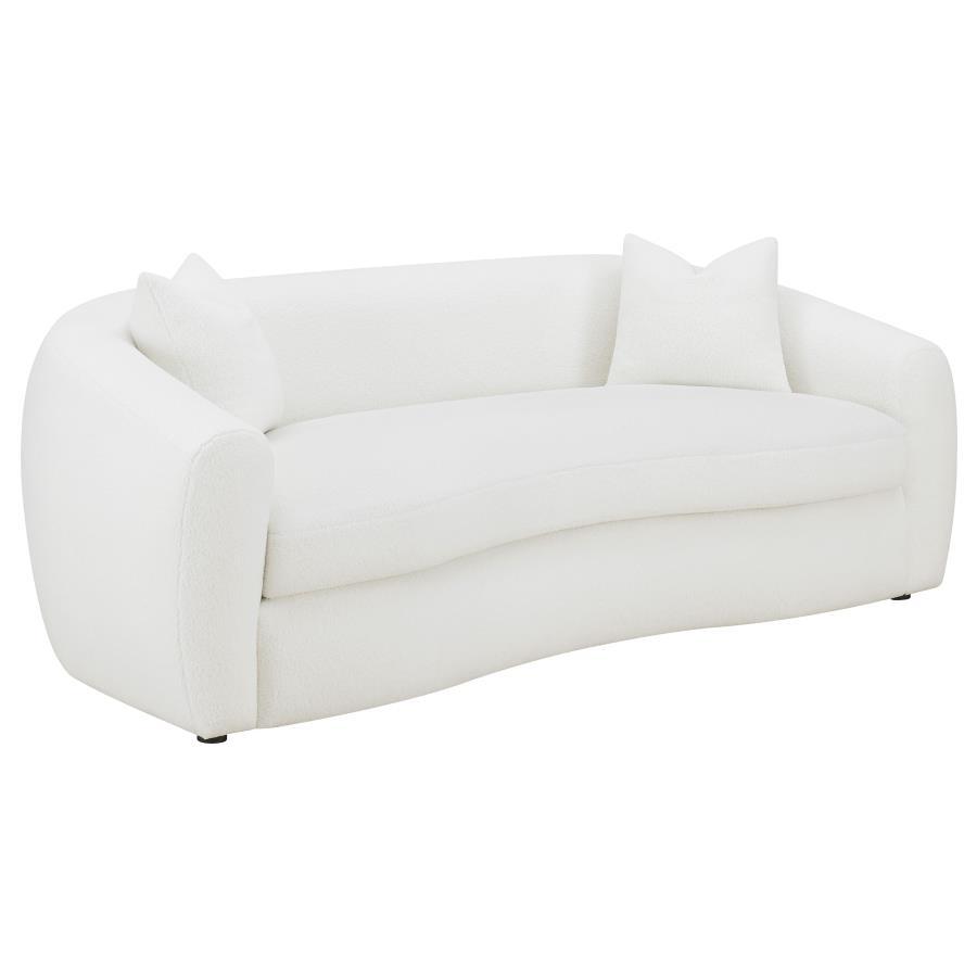 Isabella - Faux Sheepskin Upholstered Sofa Natural