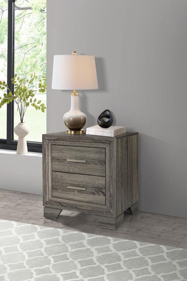 Wright 2-Drawer Nightstand Bedside Table