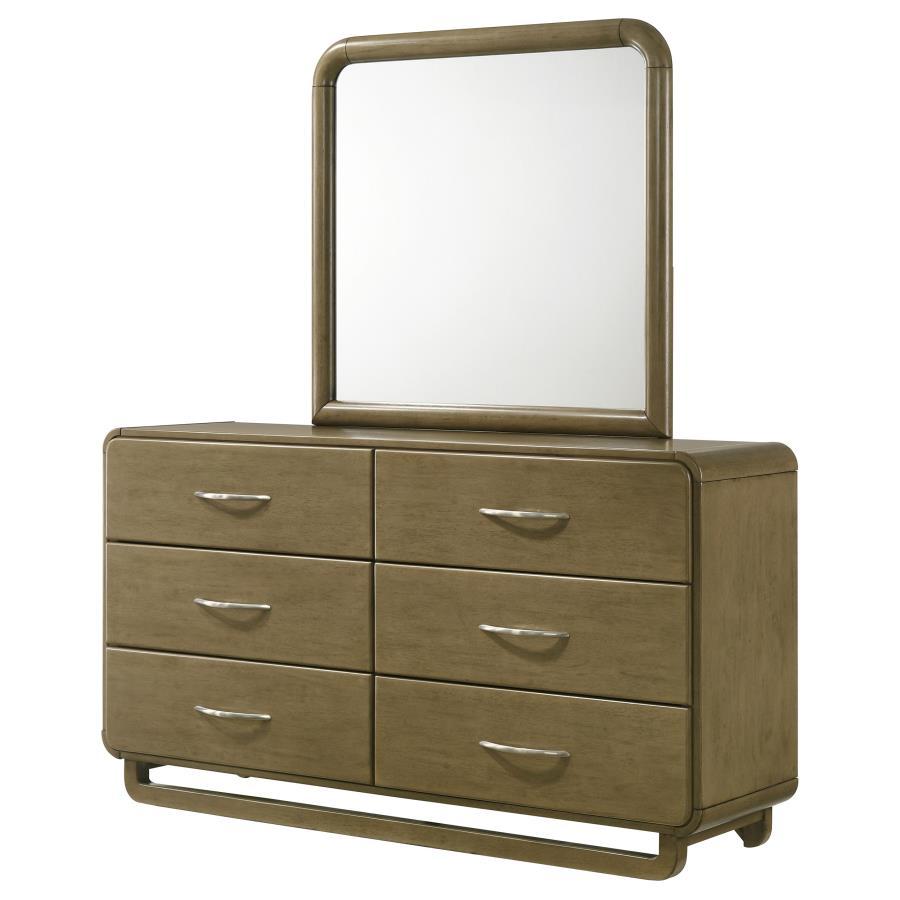 Amsbury 6-Drawer Dresser and Mirror Set