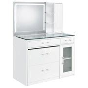Flora 2-Drawer Vanity Set with LED Mirror