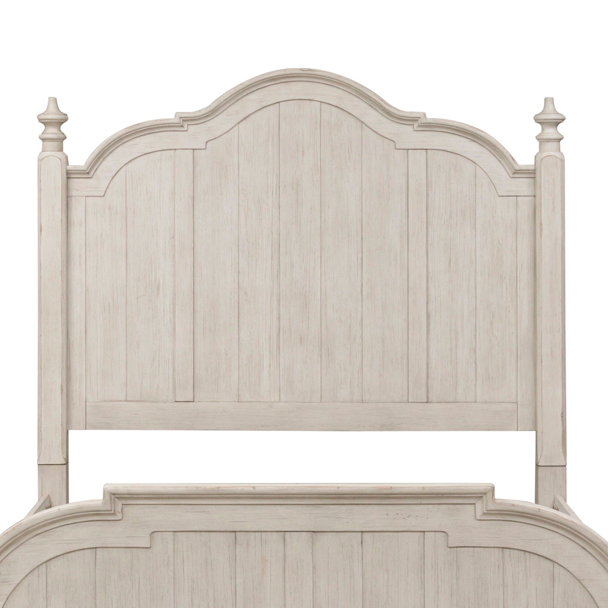 Farmhouse Reimagined White Poster Headboard