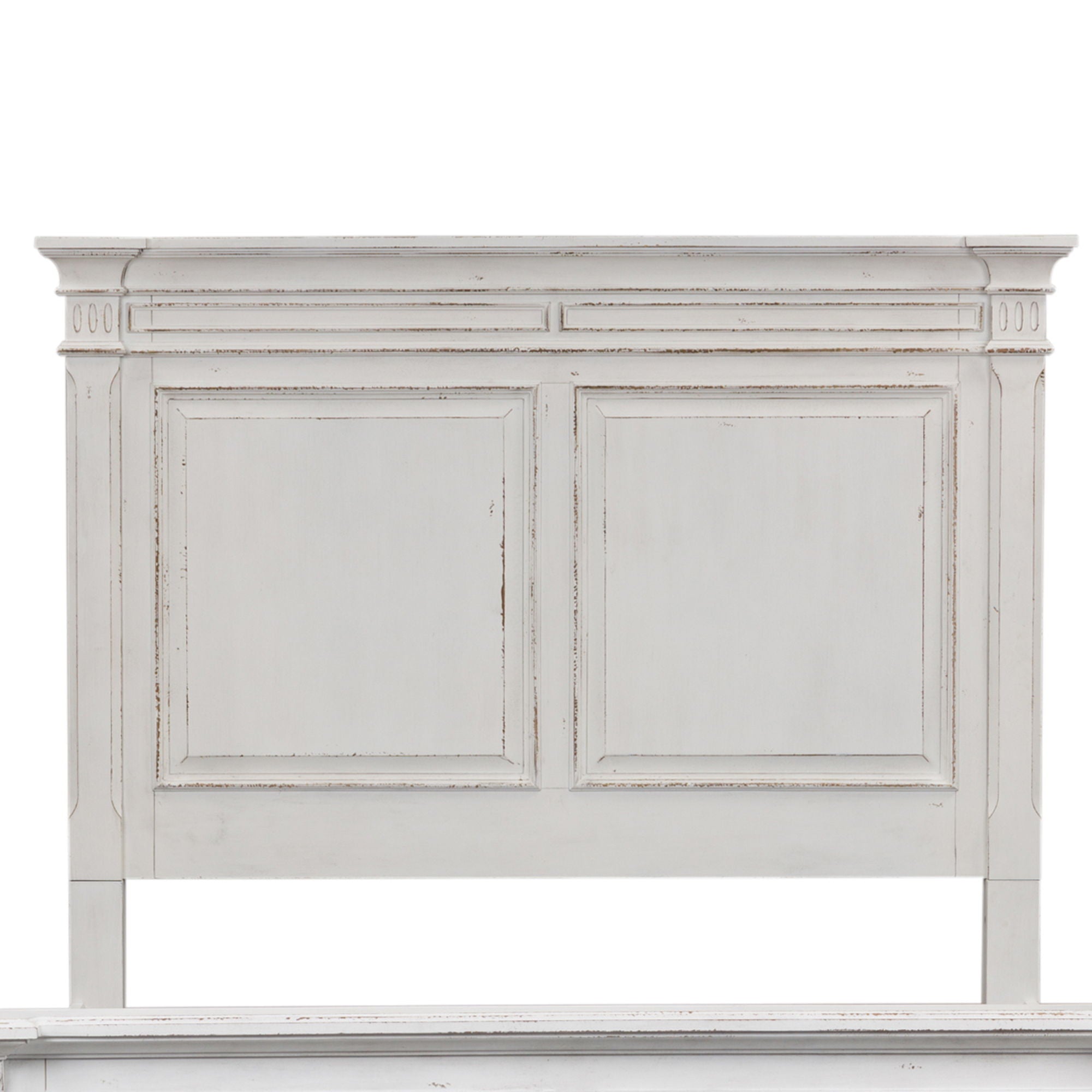 Abbey Park Panel Headboard in Antique White