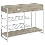 Melrose 2-Drawer Home Bar Storage Cabinet