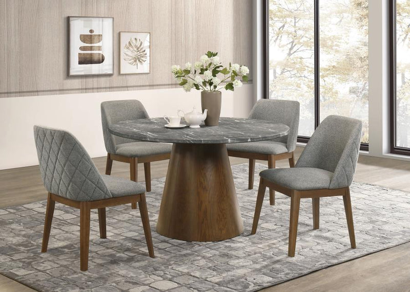 Franklin - 5 Piece Round Dining Table Set